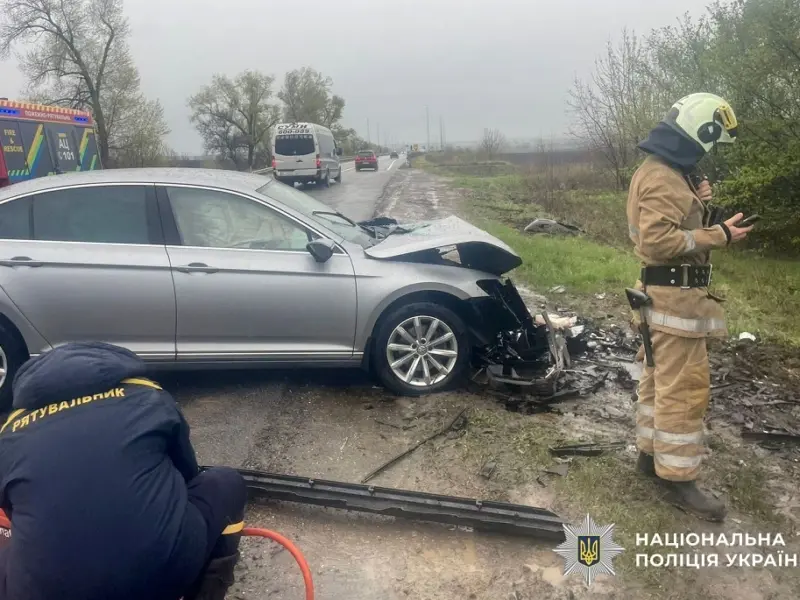 На Полтавщині в аварії травмувались четверо людей. Серед них є дитина
