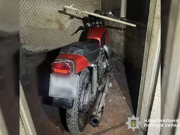 Житель Кременчуцького району викрав мотоцикл і намагався продати його деталі