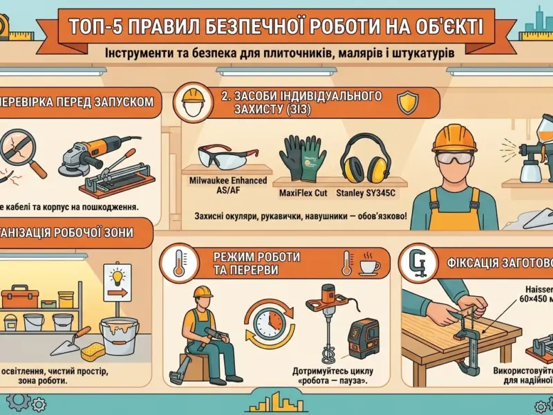 Як працювати з професійним інструментом без ризиків: практичні поради для майстрів <span class="spec-label">Реклама</span>