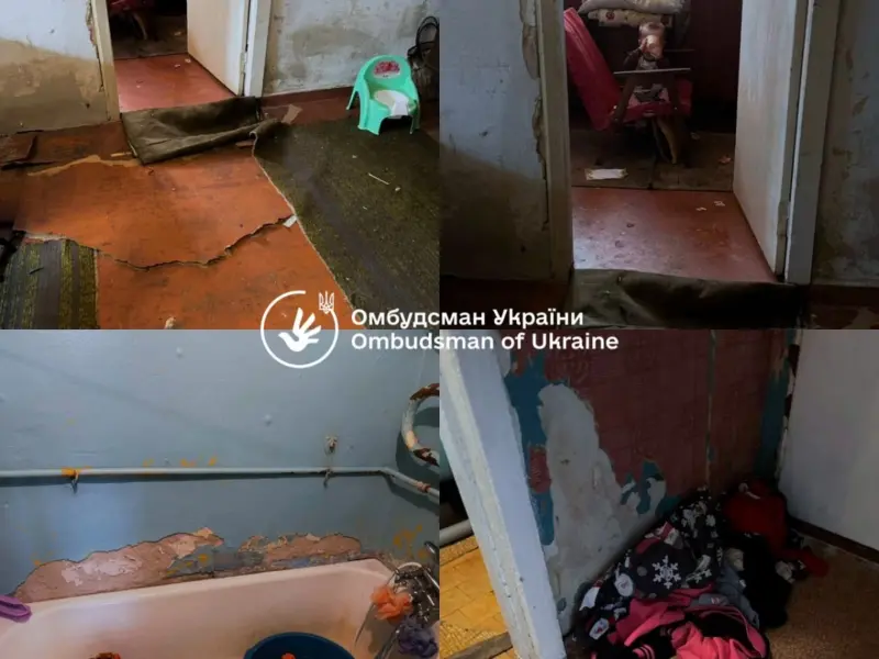 Двох дітей із синцями та опіками знайшли у брудному будинку на Полтавщині — Омбудсман