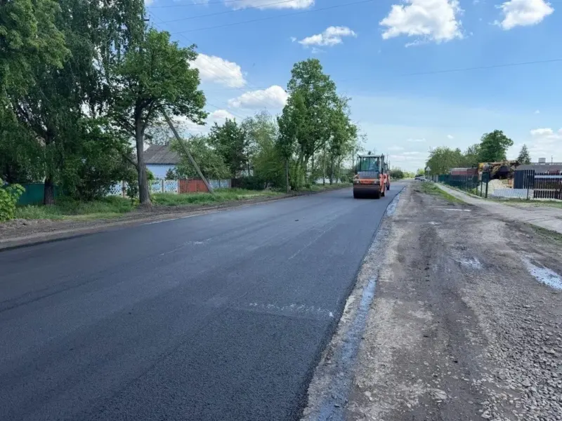 На Полтавщині відремонтували понад 29 тисяч квадратних метрів місцевих доріг