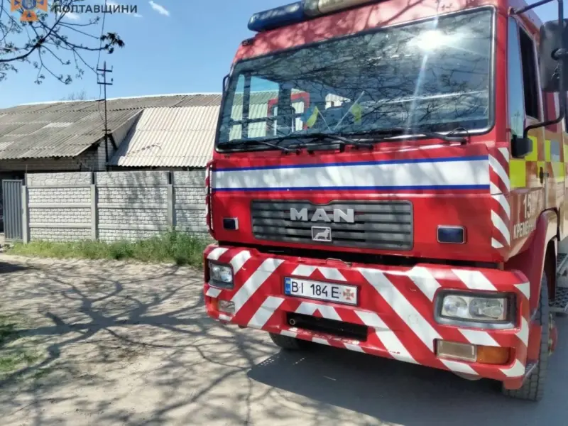 У Кременчуцькому районі за добу сталися дві пожежі на відкритих територіях