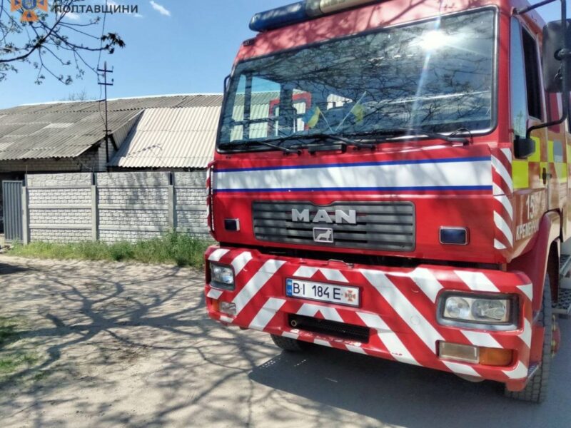 У Кременчуцькому районі за добу ліквідували три пожежі