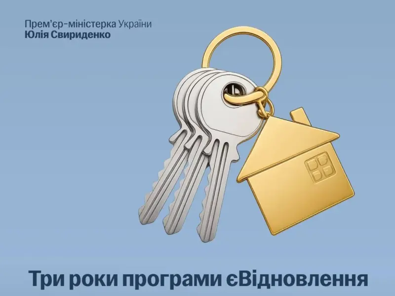 За три роки дії програми «єВідновлення» майже 200 тисяч українських родин отримали компенсації за житло