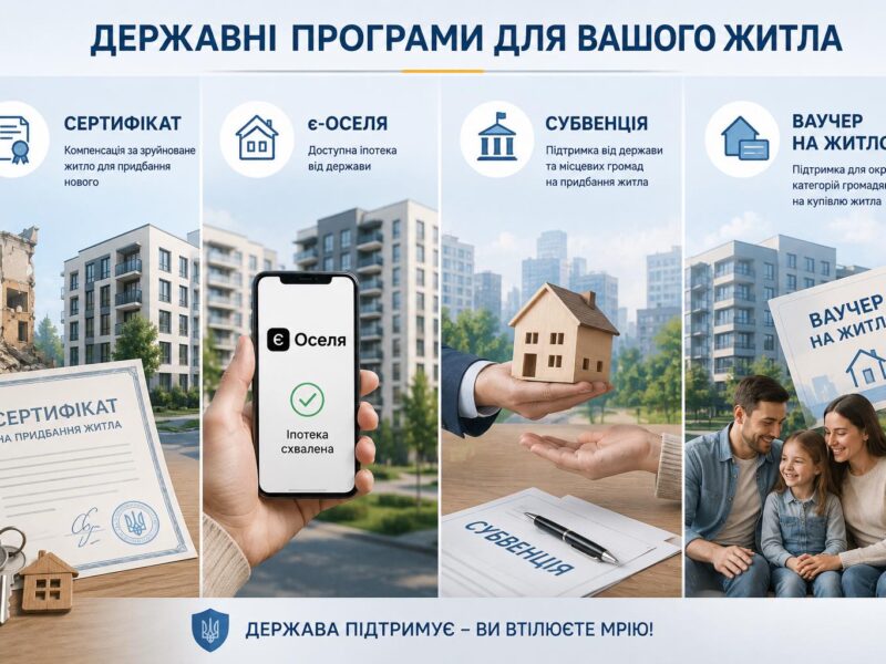 Державні програми, які реально допомагають українцям купити житло: що потрібно знати у 2026 році <span class="spec-label">Новини компаній</span>