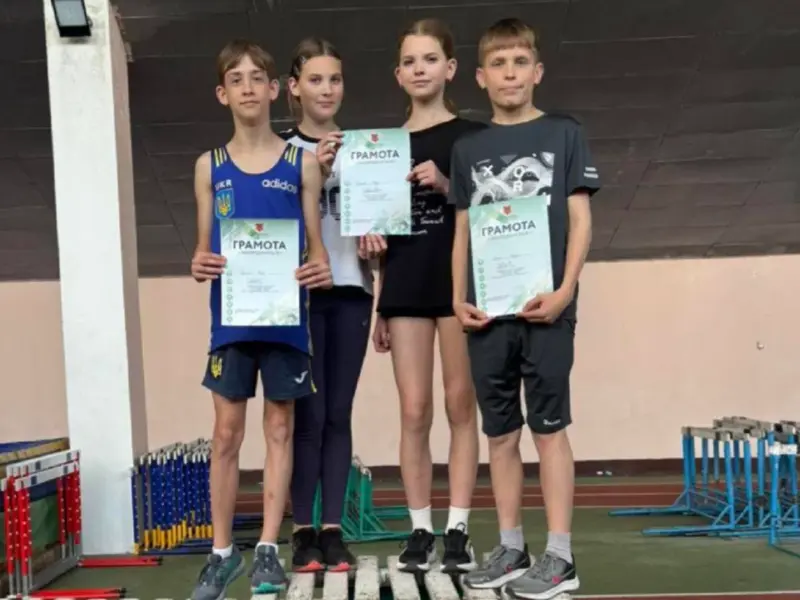 Кременчуцькі спортсмени привезли нагороди з чемпіонату Полтави з легкої атлетики