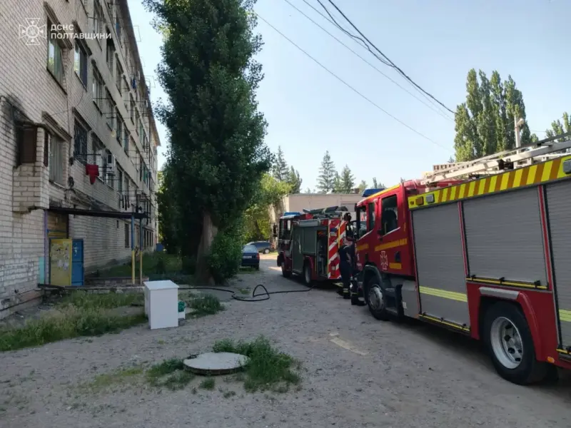 На Кременчуччині за добу ліквідували чотири пожежі, евакуйовано п’ятьох людей