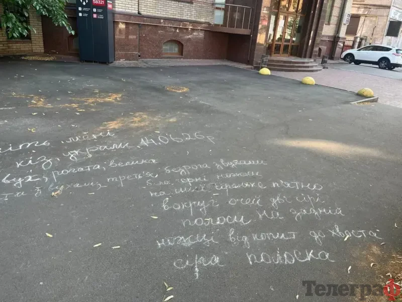 Фотофакт: у центрі Кременчука з’явилось послання з проханням повернути кіз <img src="https://www.telegraf.in.ua/wp-content/uploads/2026/03/gallery.svg" alt="" class="feed-icon" style="width: 20px; height: 20px; vertical-align: middle;" />