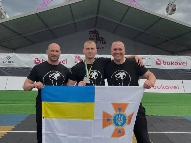 Рятувальник із Полтавщини став призером всеукраїнського спортивного фестивалю в Буковелі