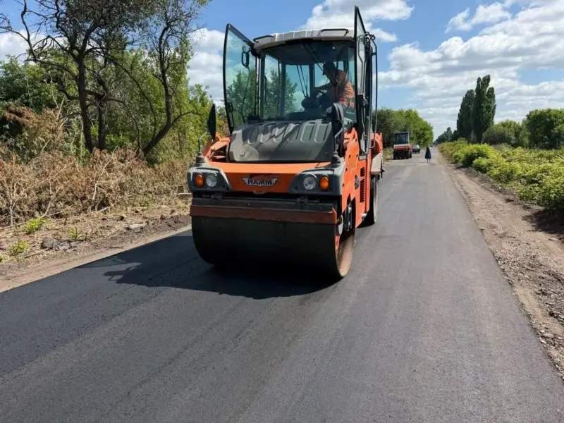 На Полтавщині за тиждень оновили понад 38,6 тис. м² доріг