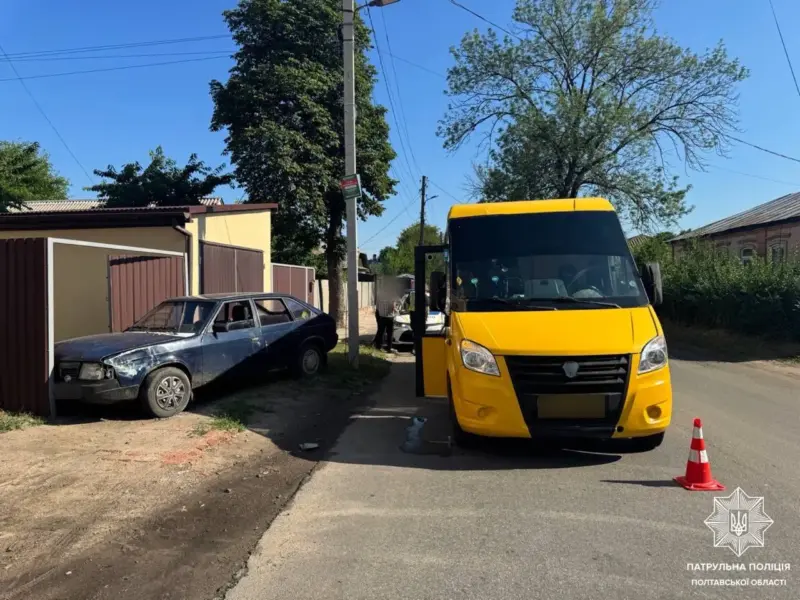 У Полтаві п’яний водій спричинив ДТП та врізався в паркан