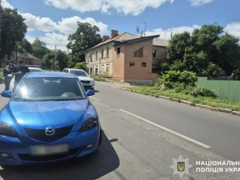 У Полтаві зіткнулися легковик і мотоцикл: травмувався водій двоколісного