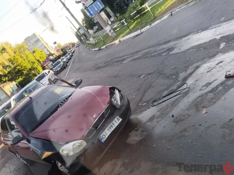 У центрі Кременчука сталась аварія – очевидці