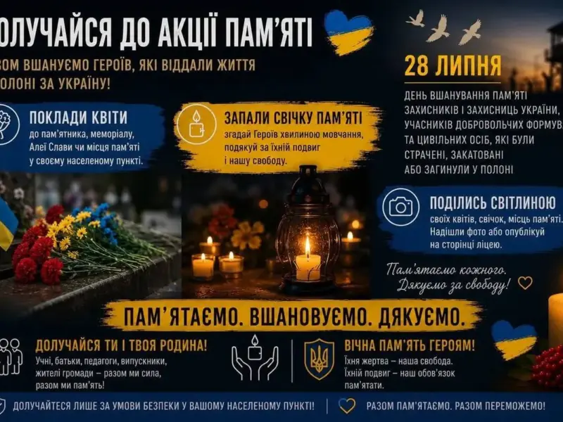 28 липня у музеї відкриють експозицію на згадку про загиблих у полоні