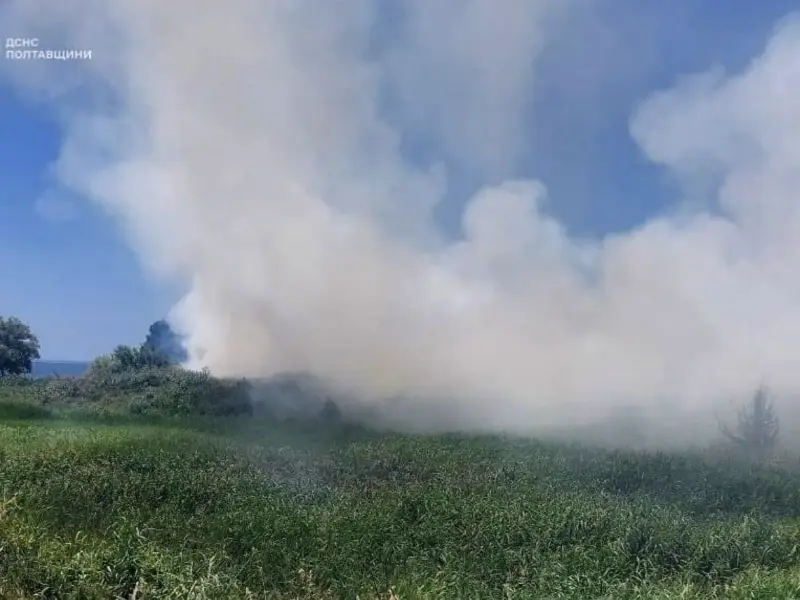 У Кременчуцькому районі за дві доби сталися дві пожежі