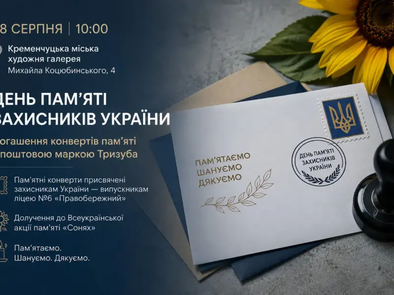 У Кременчуці погасять конверти на честь полеглих випускників ліцею №6
