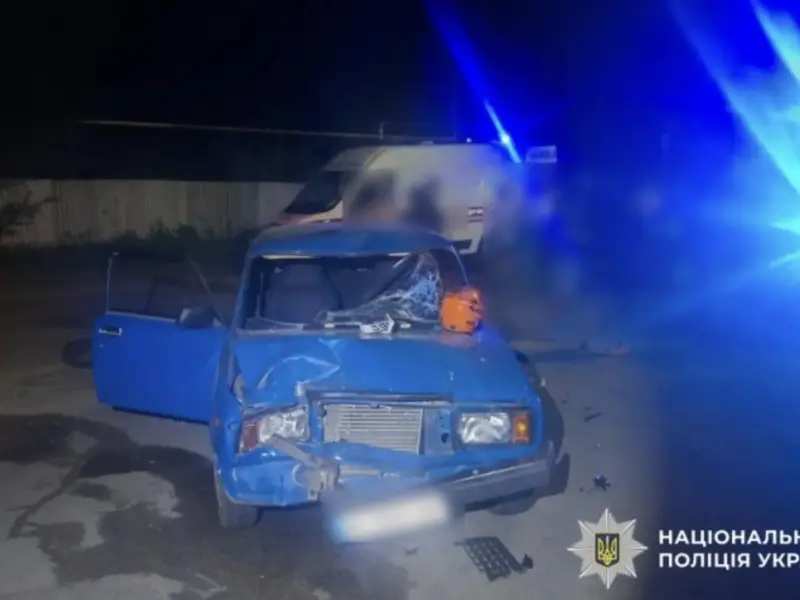 На Полтавщині в ДТП травмувалися троє неповнолітніх