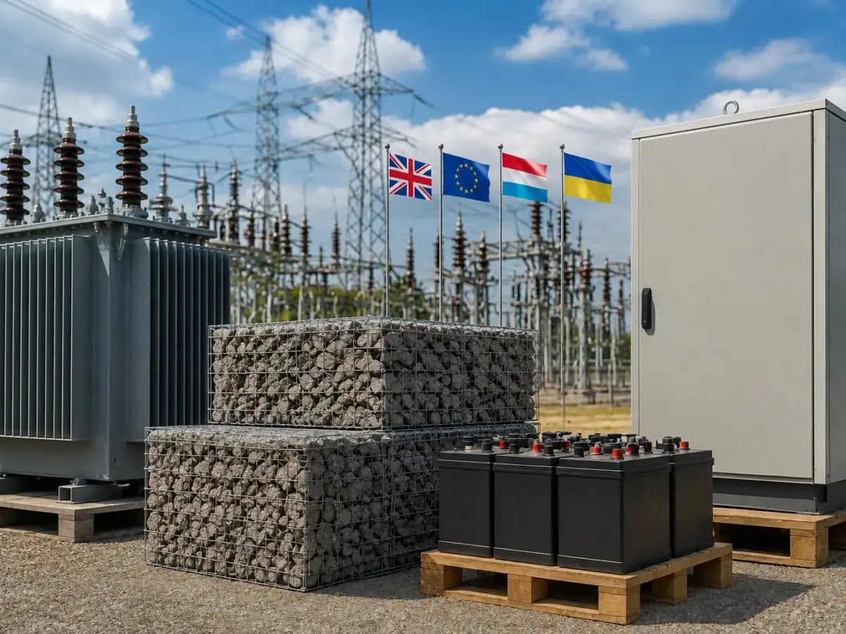 Латвія передала Полтавщині 77 тонн обладнання для енергетики