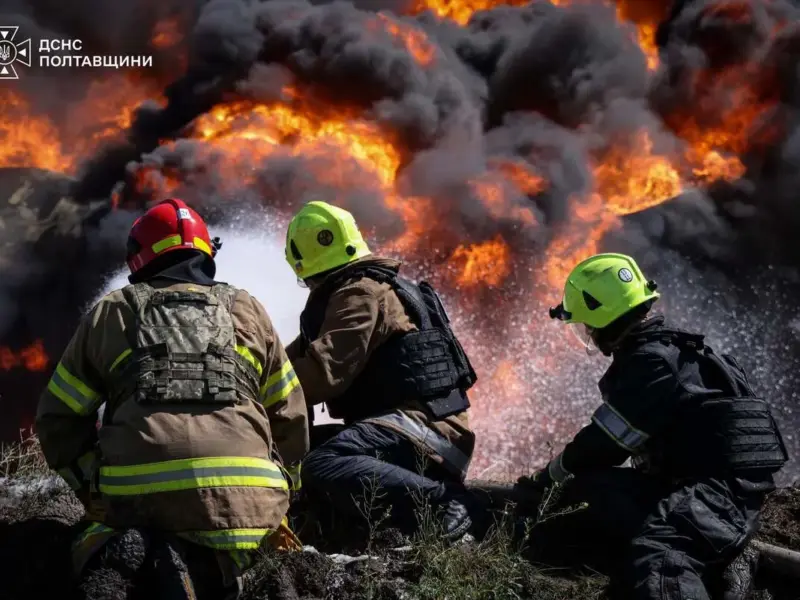 Чотирьох рятувальників із Полтавщини відзначили державними нагородами