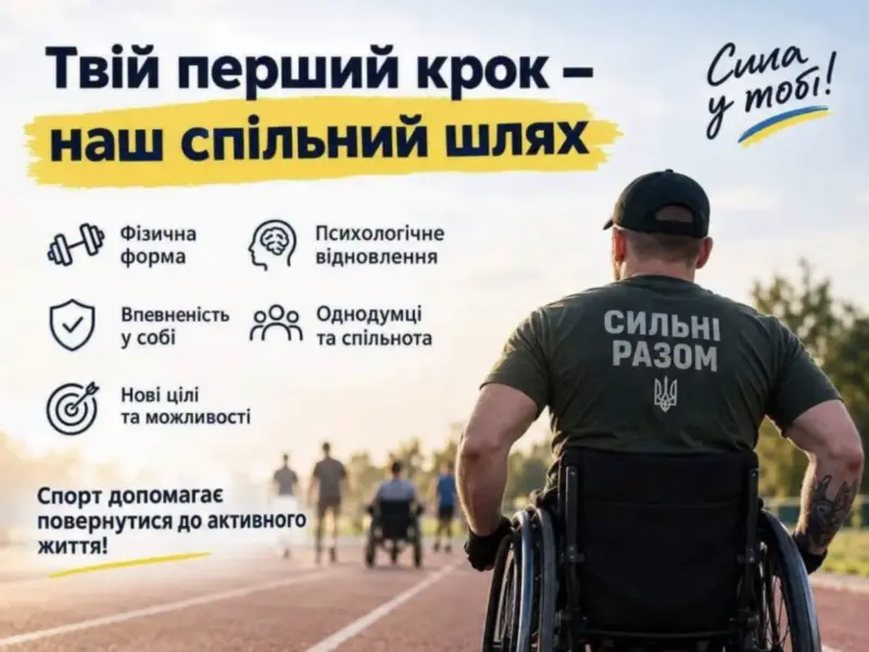 Ветеранів та військових запрошують на відбір до збірної України на Invictus Games 2027