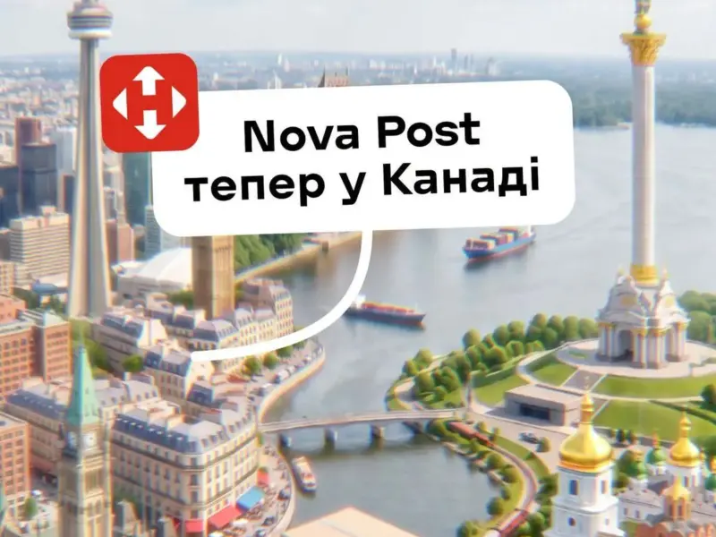 Кременчуківці зможуть відправляти посилки до Канади через «Нову пошту»