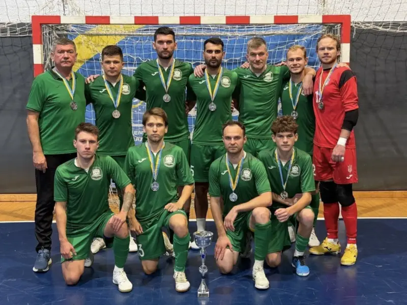 Спортсмени Полтавщини стали другими на чемпіонаті України з футзалу