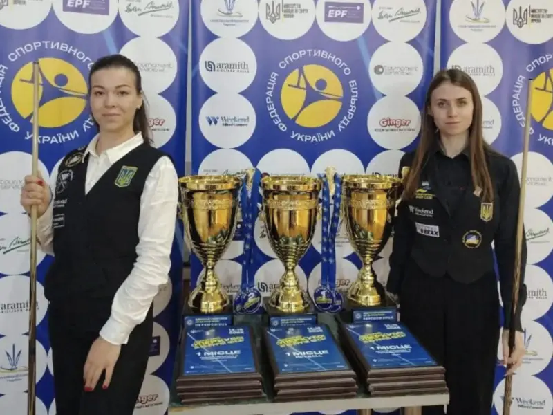 Кременчуківка здобула срібло на Суперкубку України зі спортивного більярду
