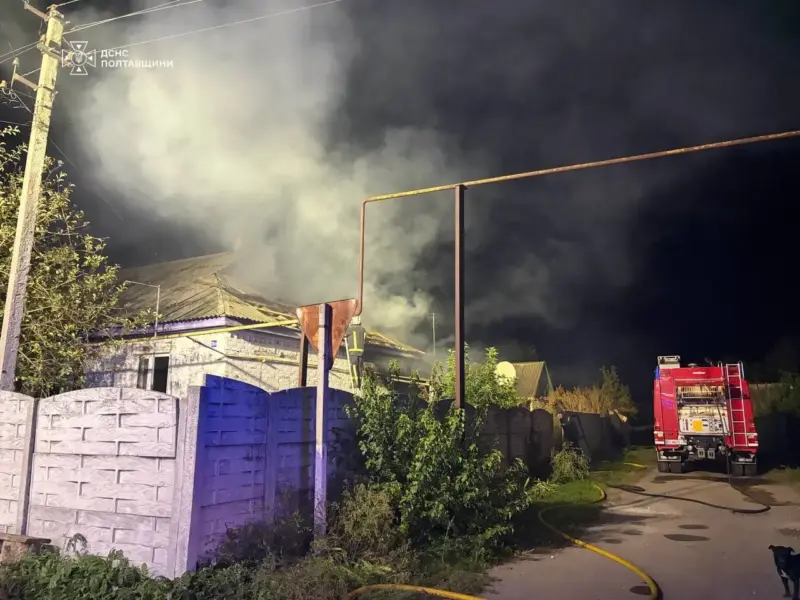 У селі Пузикове під час пожежі в будинку загинув 69-річний чоловік