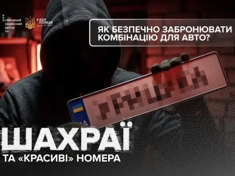 «VIP-номери під замовлення»: кіберполіція попередила про шахрайські схеми