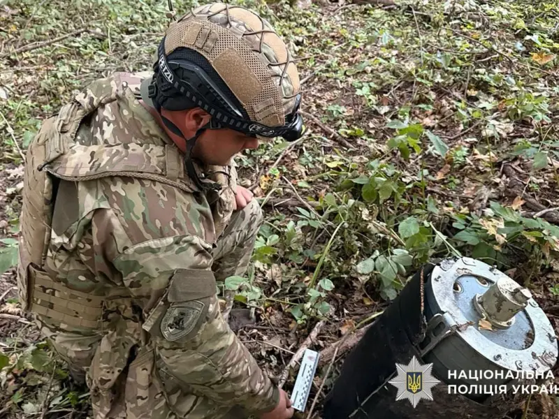 На Полтавщині знищили нерозірвані бойові частини російських ракет і дронів